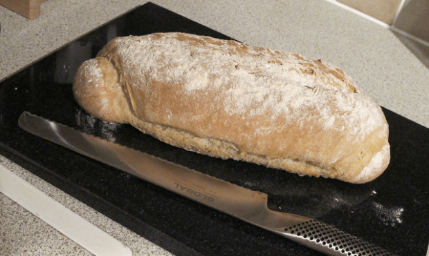 The first loaf of bread ... and the start of the journey