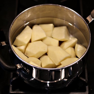 Clear water, no starch