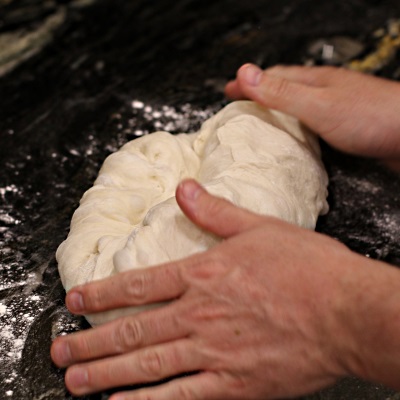 Fold in from the sides