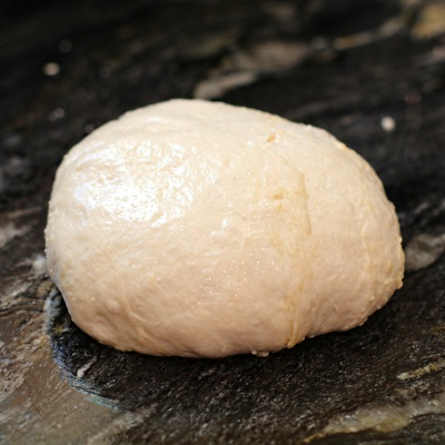 ... after 20 mins and a knead we have dough