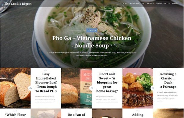 The blog using Dyad theme