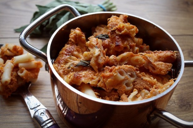 Butternut squash macaroni cheese