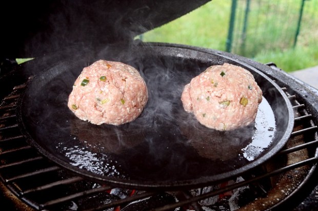 Burger balls before the first smash