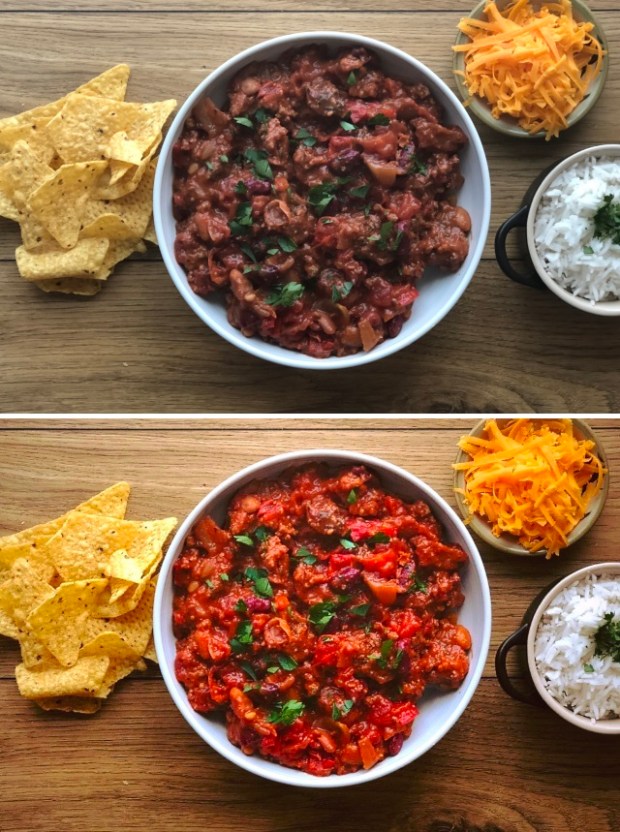 before and after example