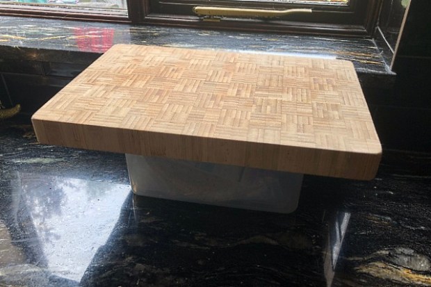 Photography setup in the kitchen