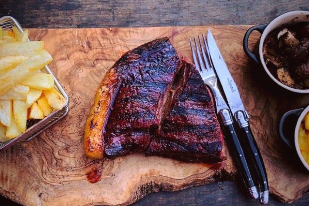 Picture of steak after removing the surrounds