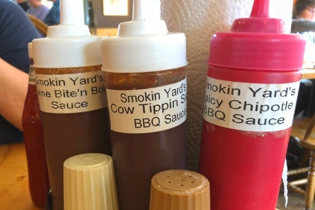 Smokin Yard's homemade sauces