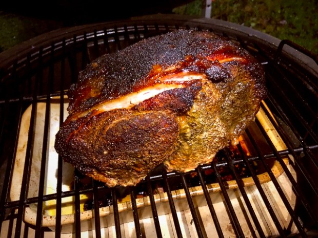 Unwrapped and ready to crisp up the bark